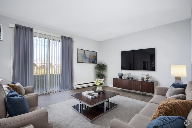 Airy Living Room - Brookview Townhomes