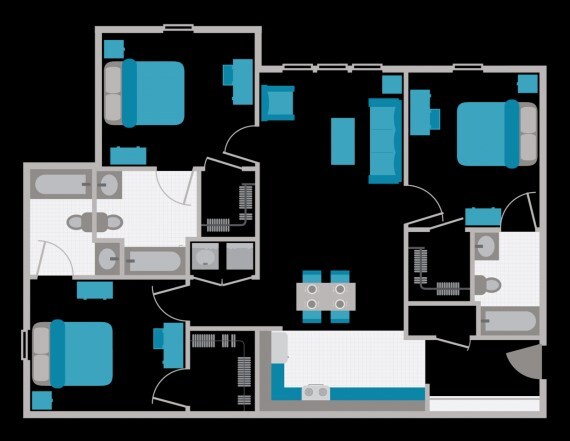 this is the floor plan. - 900 Bulldog Dr