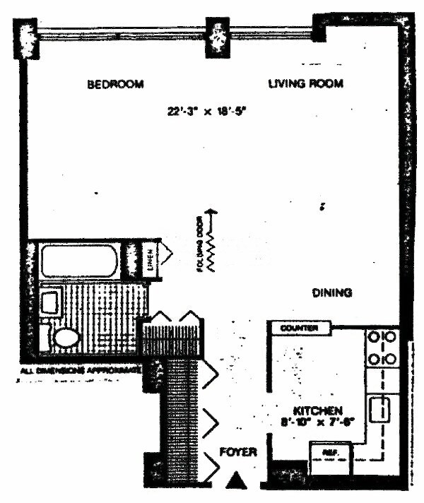 1455 N Sandburg Terrace Unit 1803B, Chicago, IL 60610 Condo for Rent