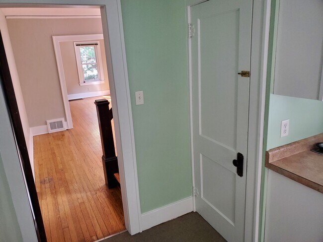 View from kitchen - 201 W Hoover Ave