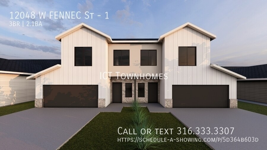 12048 FENNEC St, Wichita, KS 67223 Townhome Rentals in Wichita KS