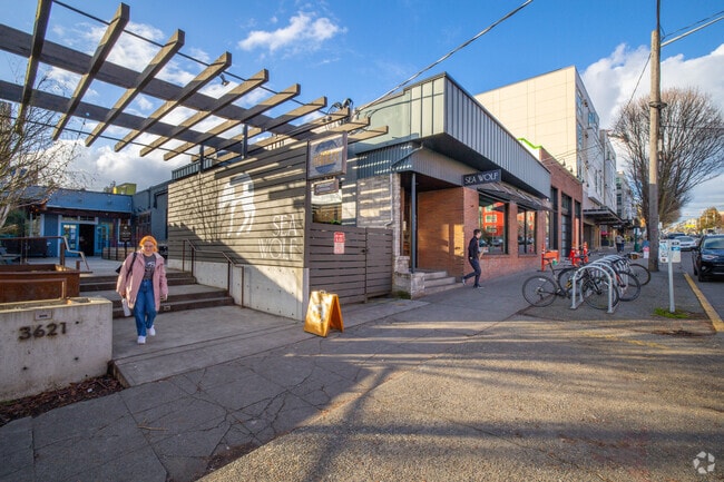 Residents can walk the streets along the Stone Way in Fremont.