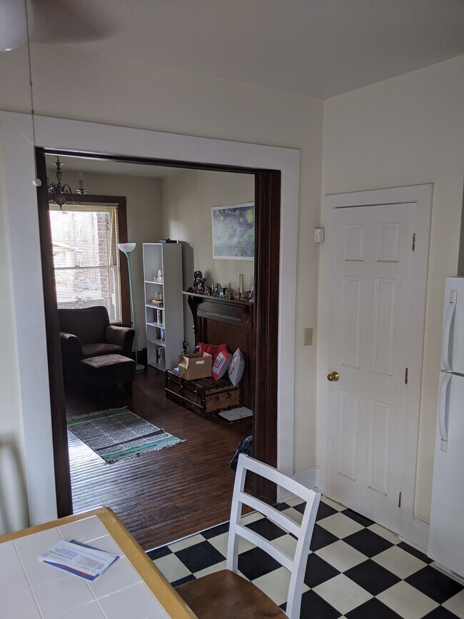 living room from kitchen - 354 Chittenden Ave