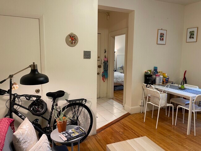 Entry and Living Room - 1253 Beacon St