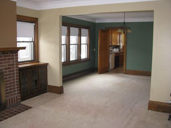 Carpeted sunroom, living and dining rooms - 1886 Portland Ave