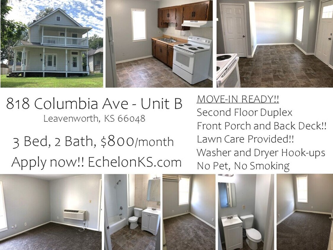 818 Columbia Ave Unit B, Leavenworth, KS 66048 Room for Rent in