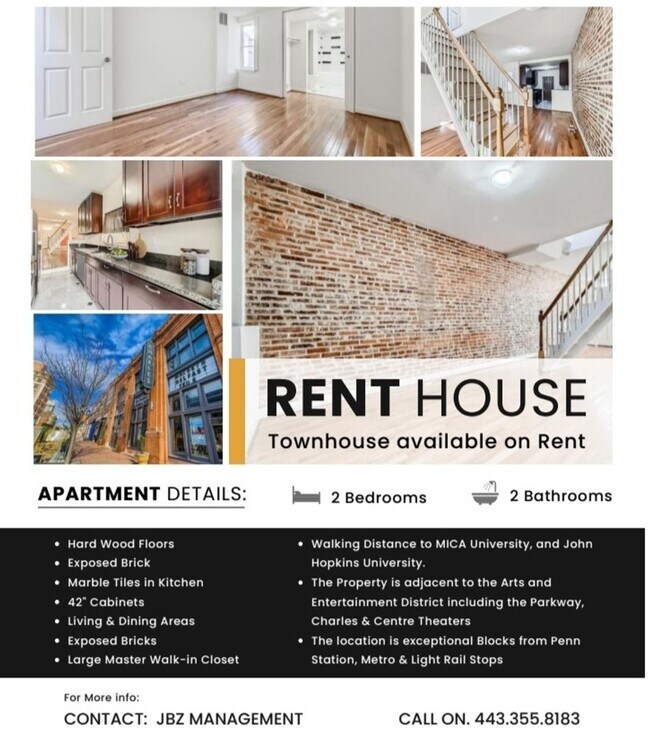 Building Photo - Commuter Friendly Beautiful Townhouse in Baltimore- Will go fast!