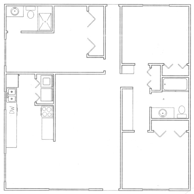 Plano de planta - Bluth Apartments
