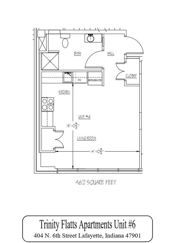 Foto del edificio - Trendy Downtown Studio Lafayette