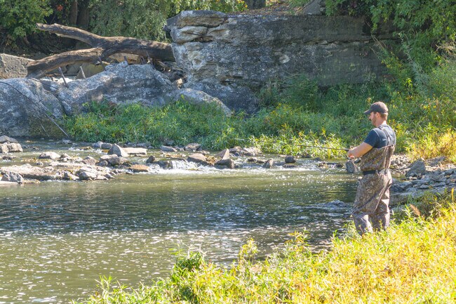 The Kankakee River provides an excellent spot for Coal City fisherman.