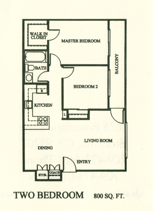 2HAB/1BA - Delta Village Apartments