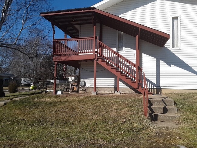 Entry to top unit via covered porch - 1369 Cayuga Ave