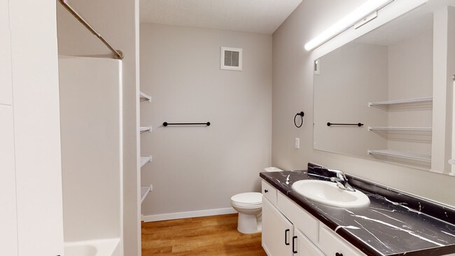Bathroom - PowderHaus Apartments & Townhomes