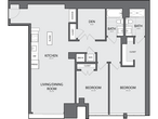 2 Bed/2 Bath Den-B-2H