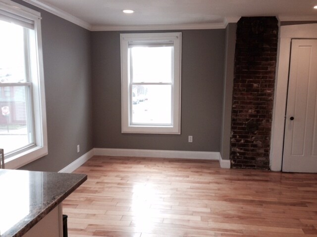 Large windows in the sunny living space - 282 Brackett Street