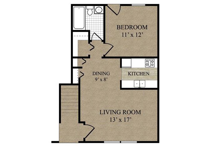 Winthrop Terrace - Defiance – 1 Bed