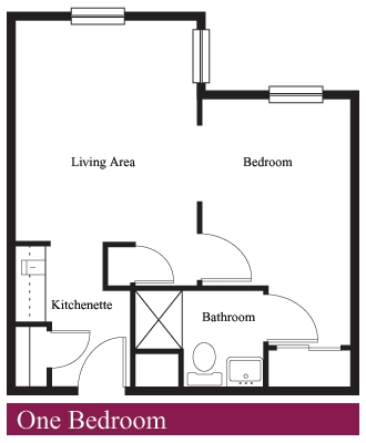 1BR/1BA - Mason Wright Senior Community