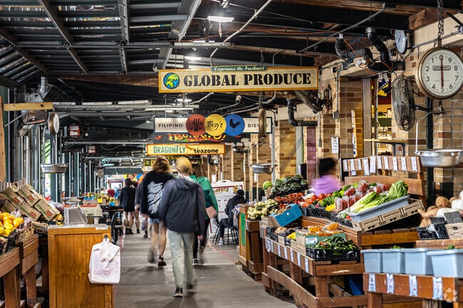 Fresh produce is available for residents and tourists alike.