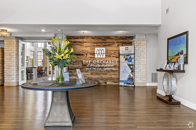 Lobby Interior - The Orchards at Arlington Highlands 55+ Ac...