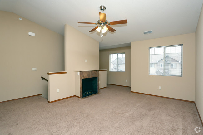 1BR, 1BA - Living Room - Healing Stone Court Apartments