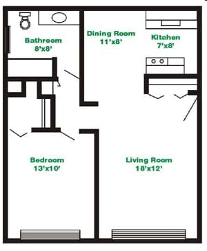 1BR/1BA - Luna Village Apartments