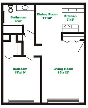 1HAB/1BA - Luna Village Apartments