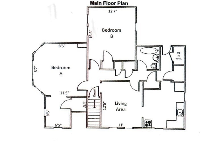 Disposición del apartamento 3, 21 W. Gilman Street, Madison - 21 W Gilman St