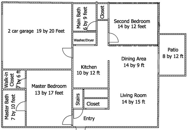 Floorplan - 2120 Copper Creek Drive, Unit A