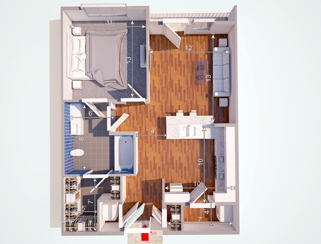 The Knox- Studio - Bluffview Apartments
