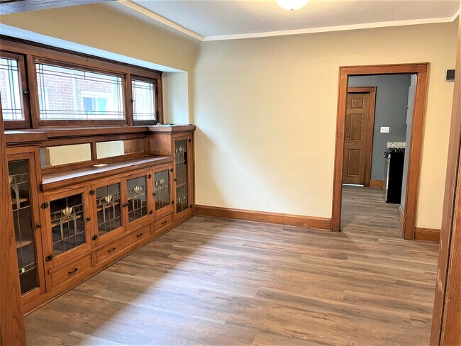 Dining room with built-in cabinets - 2745 N 54th St