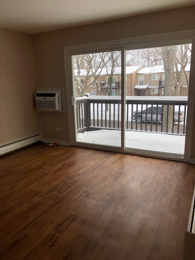 Living Room and Balcony - 268 N Carter St