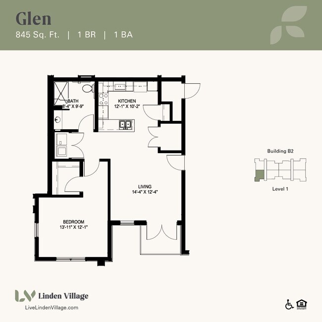 Plano de planta - Linden Village