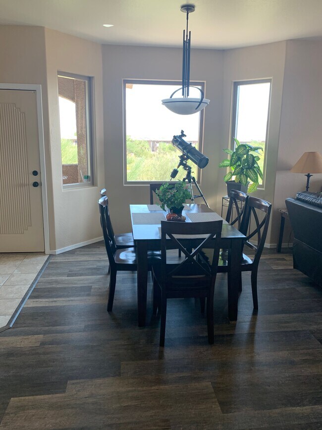 Dining table with Catalina Mountain views - 695 W Vistoso Highlands Dr