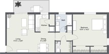 1 bedroom apartment