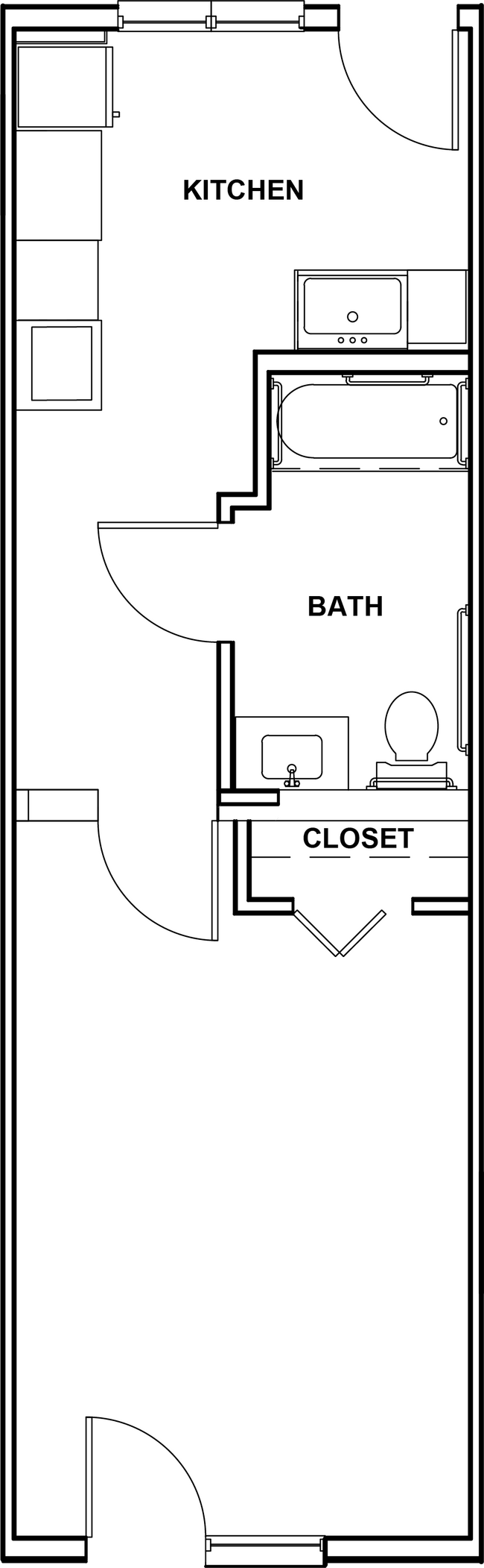 Plano de planta - Residences at Durango