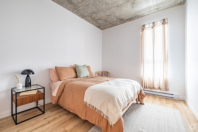 2 chambres, 1 salle de bain - 86 m² - Chambre - NOVIA centre-ville – Longueuil