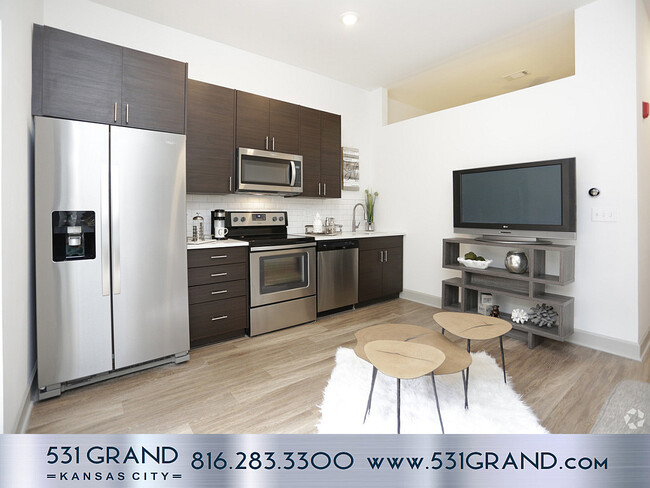 Cocina del estudio - 531 Grand