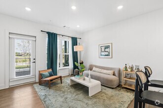 Trek - 1BR, 1BA - 835SF _ Living Room - Boardwalk at Research Park