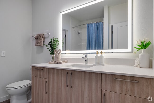 B1 - 1BR, 1BA - 1,098SF - 2nd Bathroom - The Winslow Residences