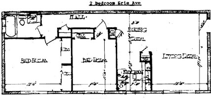 2HAB/1BA - Erie Woods