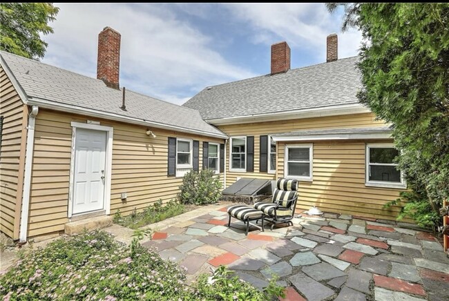 Back entrance and patio - 245 East Ave