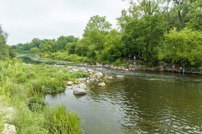 Residents take advantage of the plentiful waterways in Warrenville.