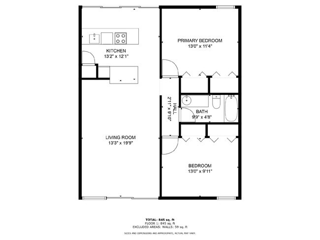 Building Photo - Great Location - 2 bed 1 bath Private Yard