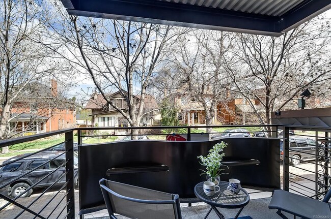 private, sunny balcony - 1245 Columbine St