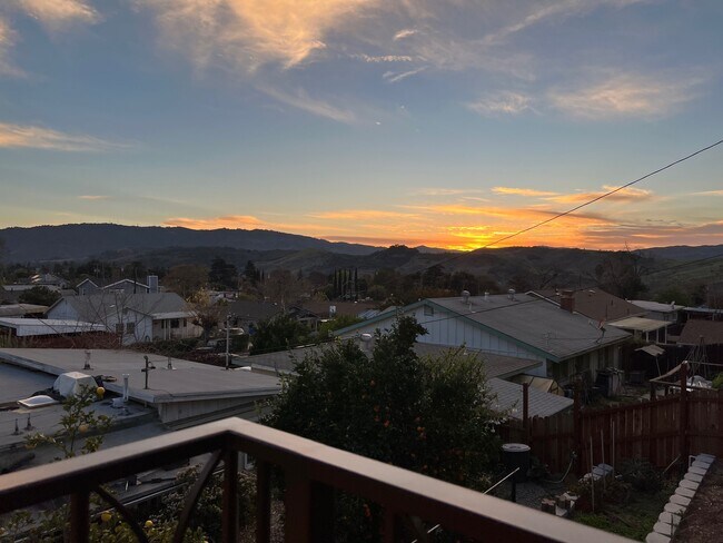 Sunset View from Balcony - 85 La Cross St