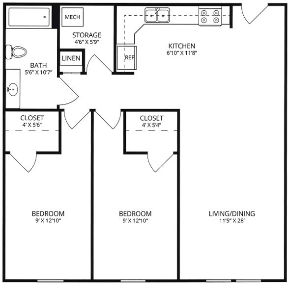 Floorplan - The LUXE Residences of Aurora