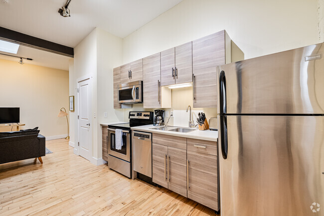 1BR, 1BA - Kitchen - The Nash Lofts