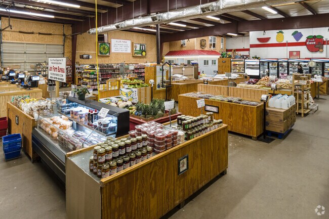 Miller Farms in Clinton has all the produce and local groceries you could want.