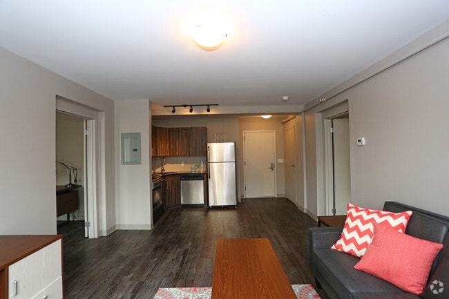 Living Area - The 501 Apartments