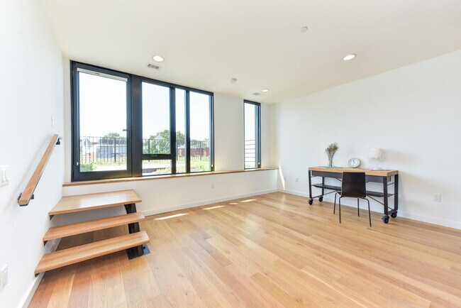Living Room area facing Private Patio - 57 N St NW